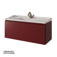 Тумба под раковину Caprigo Ponza-A 100 990х469 мм гладкий фасад 13514 F B013 красное вино