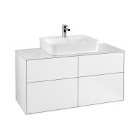 Тумба под раковину Villeroy & Boch Finion 1200х501 мм F13100MT белый матовый/белый