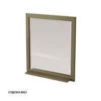 Зеркало Caprigo Albion 726х815 мм с полкой 10331 В023 олива