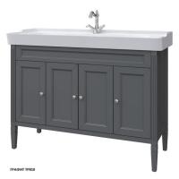 Тумба под раковину Caprigo Albion Concept 120 1196х450 мм (4 двери) 34025 TP810 графит