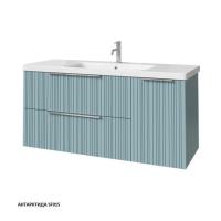 Тумба под раковину Caprigo Rain 120 1166х446 мм (2 ящика, 1 дверь) 36517R SF-015 антарктида