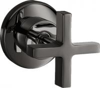 Запорный вентиль Axor Citterio (внешняя часть) 39965330 полированный чёрный хром