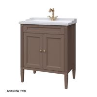 Тумба под раковину Caprigo Albion Concept 70 686х450 мм (2 двери) 34011 TP809 шоколад