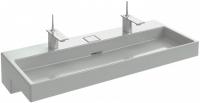 Раковина двойная Jacob Delafon Terrace 1200х490 мм с подсветкой EXB9112-00 белый