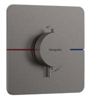 Термостат Hansgrohe ShowerSelect Comfort Q (внешняя часть) 15588340 шлифованный чёрный хром