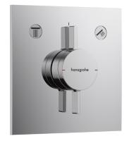 Смеситель Hansgrohe DuoTurn E (внешняя часть для 2 потребителей) 75417000 хром