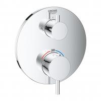 Термостат Grohe Atrio (внешняя часть для 2 потребителей) 24 135 003 хром