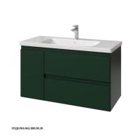 Тумба под раковину Caprigo Forte 100 976х446 мм (2 ящика, 1 дверь) эмаль 36115L EML 063 зелёный