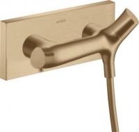 Термостат для душа Axor Starck Organic 12602140 шлифованная бронза