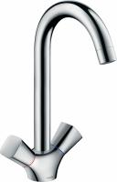 Смеситель для кухни Hansgrohe Logis 220 ComfortZone двуручный 71280000 хром
