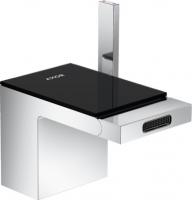 Смеситель для биде Axor MyEdition 47210600 хром/чёрное стекло