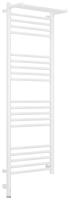 Полотенцесушитель электрический Сунержа Богема 3.0 с полкой 1200х400 мм левый 12-5806-1240 белый
