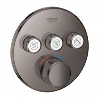 Термостат Grohe Grohtherm SmartControl (внешняя часть для 3 потребителей) 29 121 A00 тёмный графит