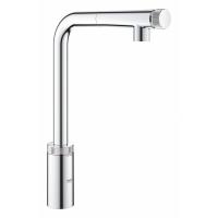 Смеситель для кухни Grohe Minta SmartControl с выдвижным изливом 31 613 000 хром