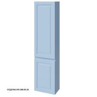 Пенал Caprigo Wales 1600х400х238 мм левый (эмаль) 36050 L EML 035 пастельный синий