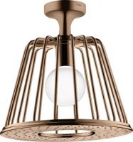 Верхний душ Axor LampShower/Nendo 275 1jet с потолочным подсоединением 26032300 полированное красное золото