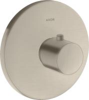 Термостат Axor Uno HighFlow (внешняя часть) 38715820 шлифованный никель