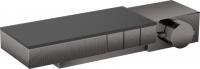 Термостат Axor Edge Select (для 3 потребителей) с алмазной огранкой 46141330 полированный чёрный хром