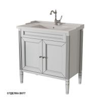 Тумба под раковину Caprigo Albion Promo 80 790х450 мм (2 двери) 33312 B077 бело-серый