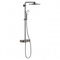 Душевая система с термостатом для душа Grohe Euphoria SmartControl System 310 мм Duo 26 507 A00 тёмный графит