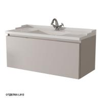 Тумба под раковину Caprigo Ponza-A 100 990х469 мм гладкий фасад 13514 F L812 керамик