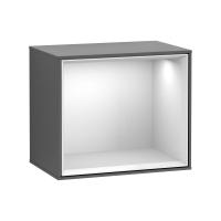 Настенный модуль Villeroy & Boch Finion 418х270х356 мм F580GFGK матовый антрацит/белый глянцевый