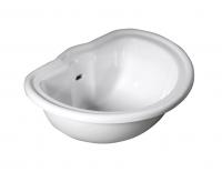 Раковина врезная Kerasan Retro 500х410 мм 1031 01 белый