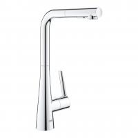 Смеситель для кухни Grohe Zedra с выдвижным изливом 32 553 002 хром