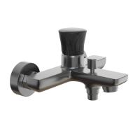 Смеситель для ванны Paini Domus 18PZ111PZ(18GJAPI) чёрный матовый