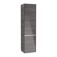 Пенал Villeroy & Boch Collaro 404х349х1538 мм петли слева, с подсветкой C033L0FQ дуб графитовый