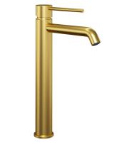 Смеситель для раковины Paini Cox высокий 78PJ205OLL матовое золото