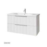 Тумба под раковину Caprigo Rain 100 976х446 мм (2 ящика) 36514 SF-027 бланж