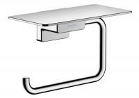 Держатель туалетной бумаги с полкой Hansgrohe AddStoris 41772000 хром