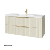 Тумба под раковину Caprigo Rain 120 1166х446 мм (2 ящика) 36516 SF-046 крем лайт