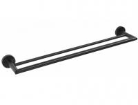 Полотенцедержатель двойной Bemeta Dark 655 мм 104204050 чёрный