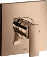 Смеситель для душа Axor Citterio (внешняя часть) 39655300 полированное красное золото