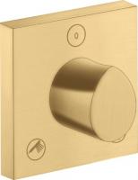 Запорный/переключающий вентиль Axor Starck Organic Trio/Quattro (внешняя часть) 12731250 шлифованное золото