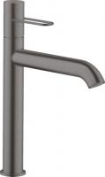 Смеситель для раковины Axor Uno 190 ComfortZone 38032340 шлифованный чёрный хром