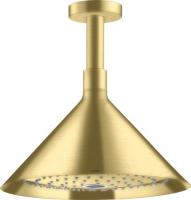 Верхний душ Axor Front 240 2jet с потолочным подсоединением 26022950 шлифованная медь