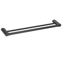 Полотенцедержатель двойной WasserKraft Elbe 640 мм K-7240 чёрный