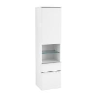 Пенал Villeroy & Boch Venticello 404х372х1546 мм петли справа A95211MS белый матовый