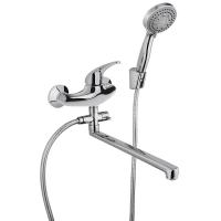 Смеситель для ванны Paini Smile c длинным изливом/с аксессуаром 39CR112P19CAKM хром