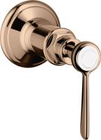 Запорный вентиль Axor Montreux (внешняя часть) 16872300 полированное красное золото