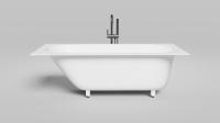 Ванна встраиваемая Salini Ornella S-Sense 170х75 см 102311G белый глянец