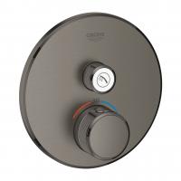 Термостат Grohe Grohtherm SmartControl (внешняя часть для 1 потребителя) 29 118 AL0 тёмный графит матовый