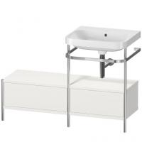 Консоль с раковиной Duravit Happy D.2 Plus 1200х490 мм HP4855N3939 хром/скандинавский белый матовый