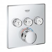 Термостат Grohe Grohtherm SmartControl (внешняя часть для 3 потребителей) 29 126 000 хром