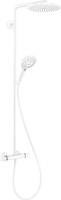 Душевая система с термостатом для душа Hansgrohe Raindance Select S Showerpipe 240 1jet 27633700 матовый белый