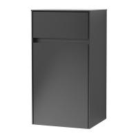 Боковой шкафчик Villeroy & Boch Collaro 404x748 мм петли справа C03201PD чёрный матовый