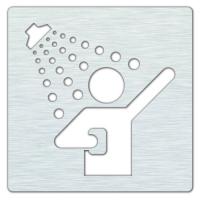 Табличка "Душевая" Bemeta Hotel 111022072 хром